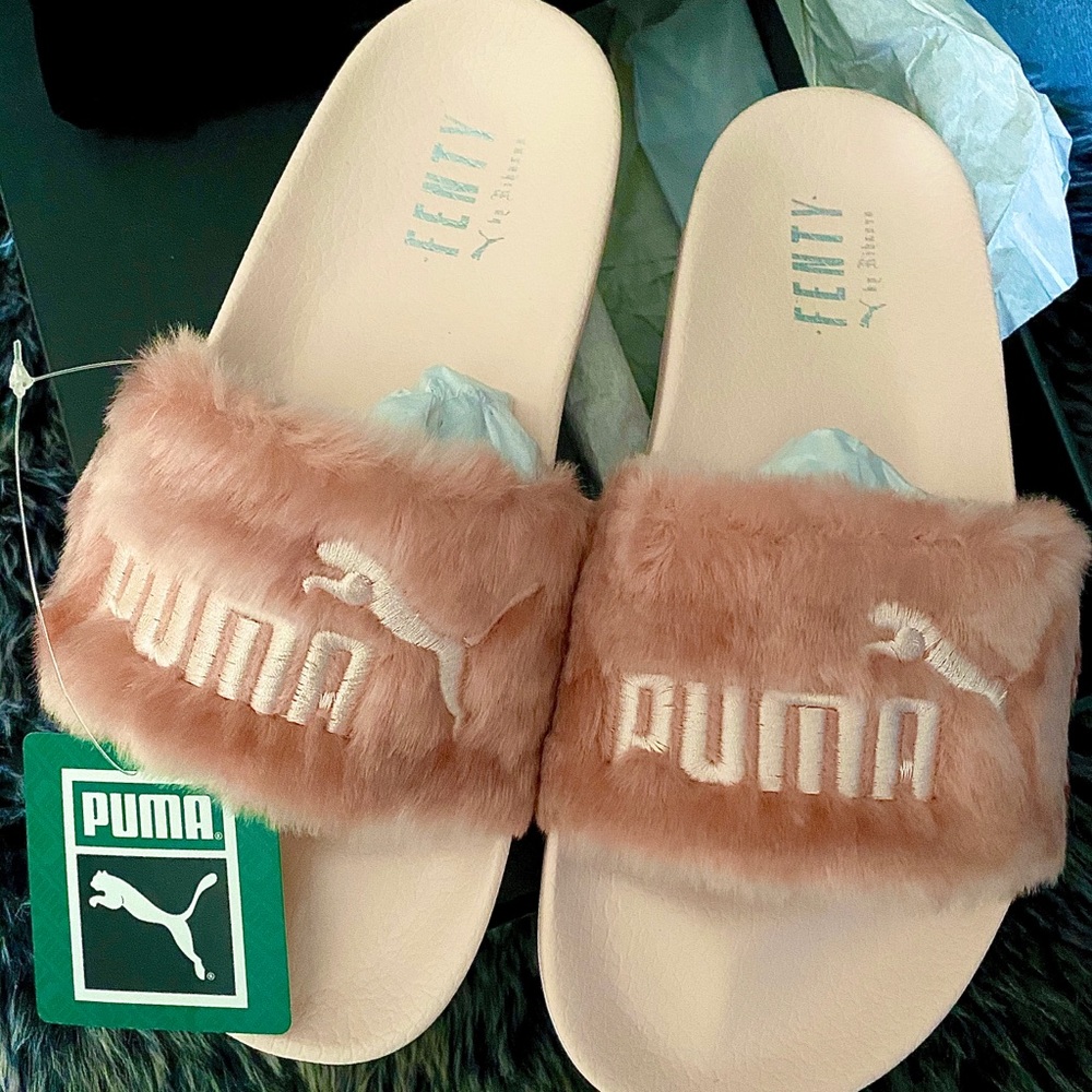 Rihanna 2016 FENTY Slides PINK AUTHENTIC Brand New